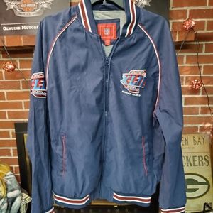 Vintage Men's Super Bowl XLII 08 (Giants vs Patriots) Windbreaker Large